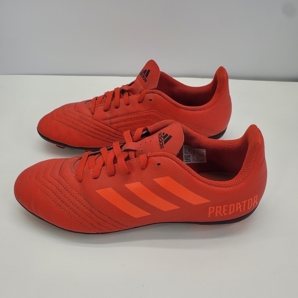 Adidas Shoes Men's 6 Predator Soccer Cleats CM8541 Red Sneakers - Picture 7 of 12